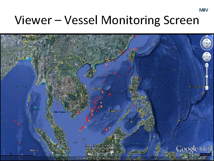 MIV Viewer – Vessel Monitoring Screen 