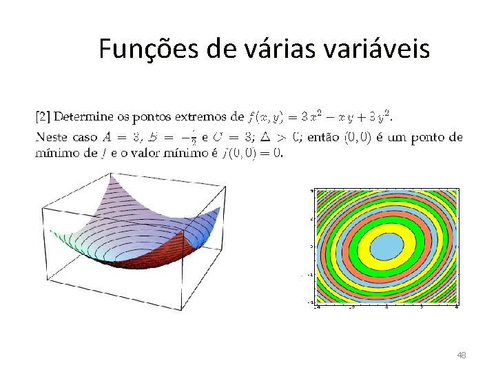 Funções de várias variáveis 48 