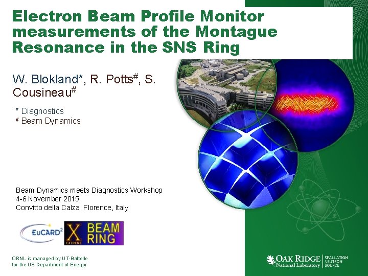 Electron Beam Profile Monitor measurements of the Montague Resonance in the SNS Ring W.