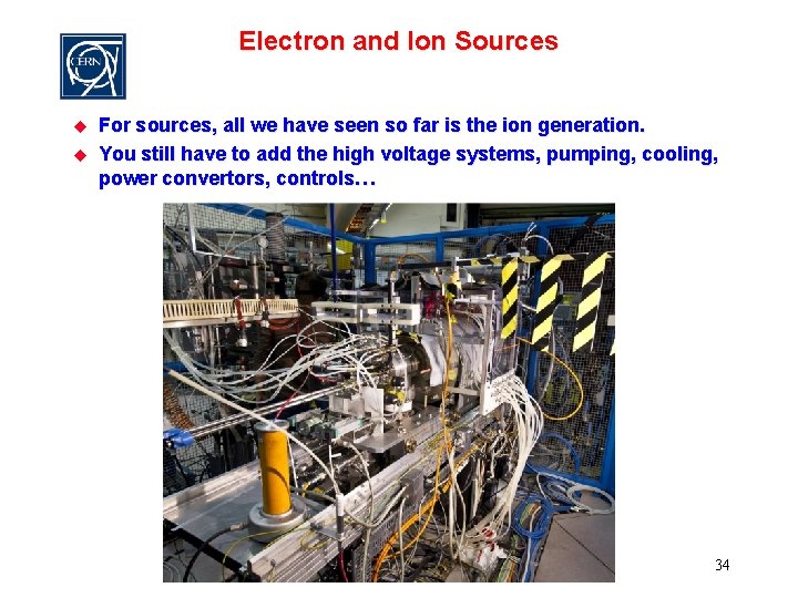 Electron and Ion Sources u u For sources, all we have seen so far