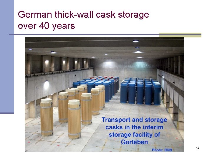 German thick-wall cask storage over 40 years San. Onofre. Safety. org 12 