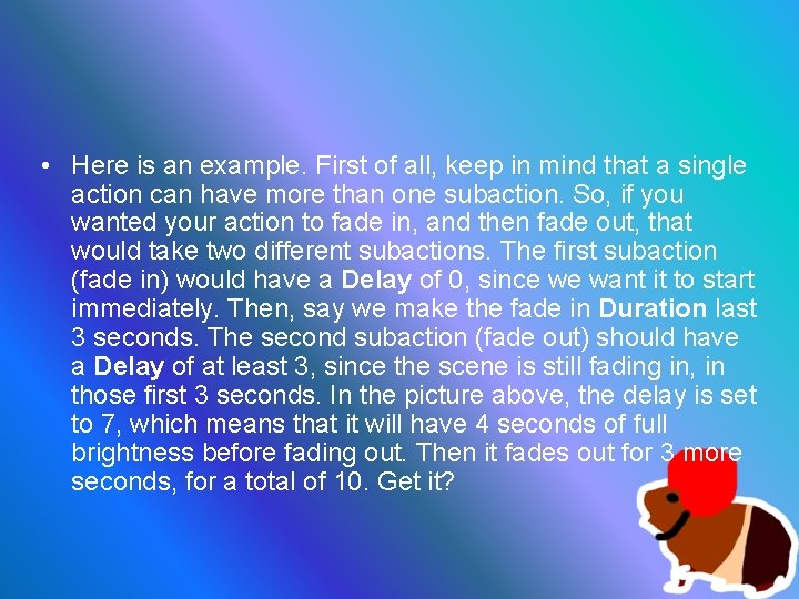  • Here is an example. First of all, keep in mind that a