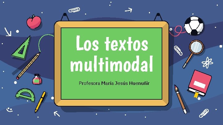 Los textos multimodal Profesora María Jesús Huenuñir 