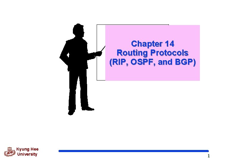 Chapter 14 Routing Protocols (RIP, OSPF, and BGP) Kyung Hee University 1 