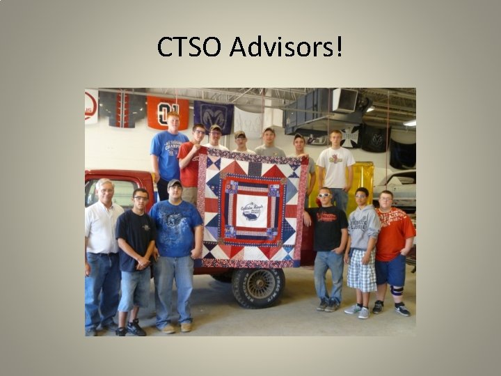 CTSO Advisors! 
