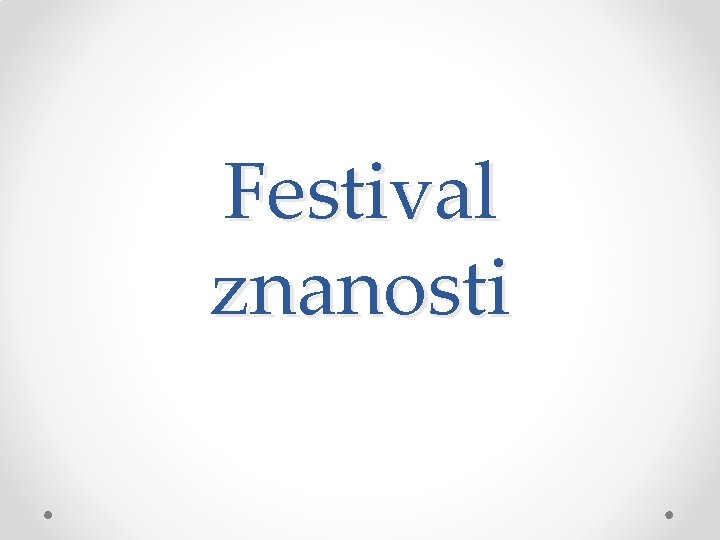 Festival znanosti 