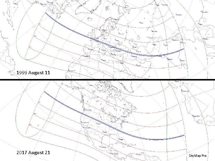 1999 August 11 2017 August 21 Sky. Map Pro 