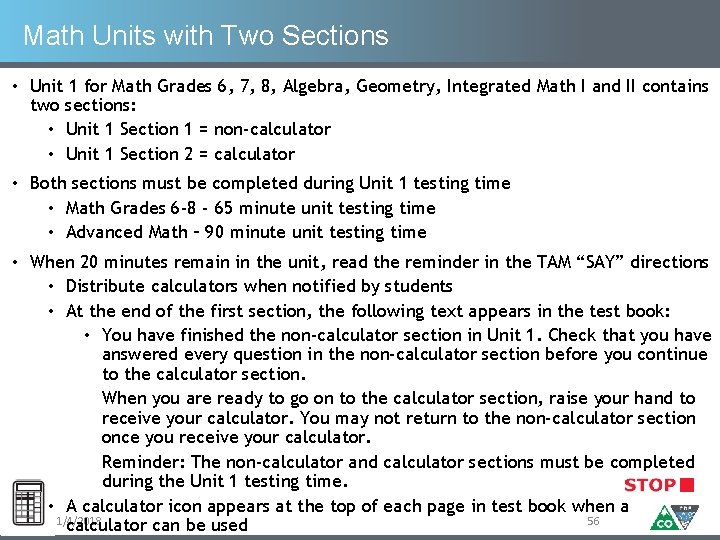 Math Units with Two Sections • Unit 1 for Math Grades 6, 7, 8,