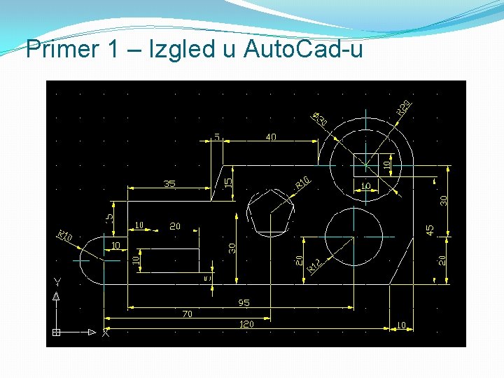 Primer 1 – Izgled u Auto. Cad-u 