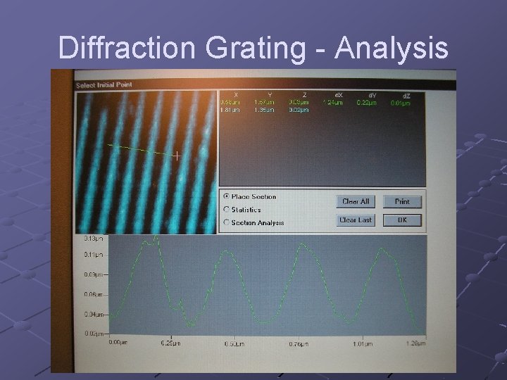 Diffraction Grating - Analysis 
