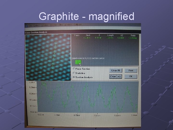 Graphite - magnified 