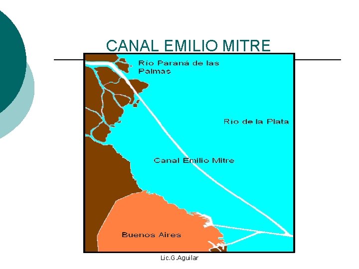  CANAL EMILIO MITRE Lic. G. Aguilar 