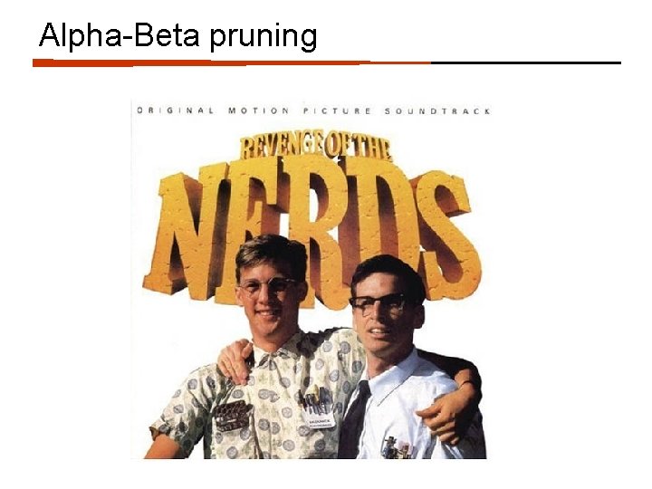 Alpha-Beta pruning 