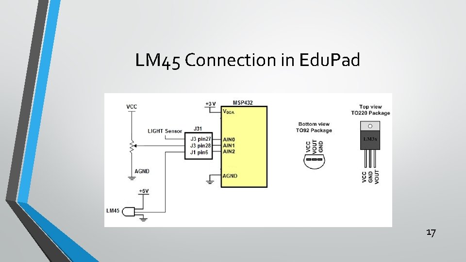 LM 45 Connection in Edu. Pad 17 