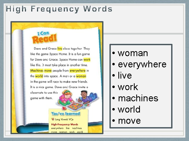  • woman • everywhere • live • work • machines • world •