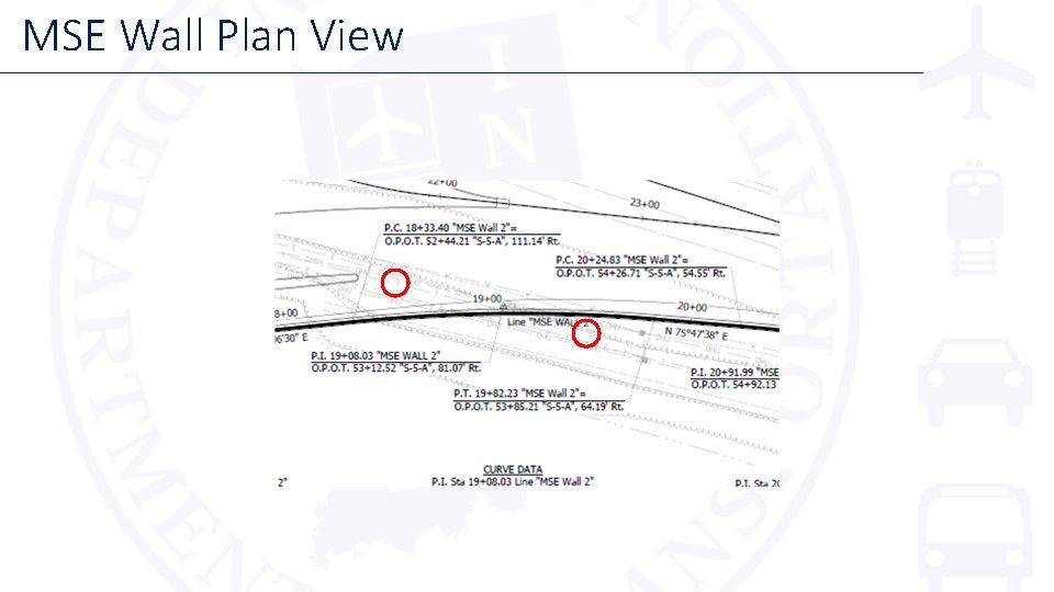 MSE Wall Plan View MSE Wall Plan View