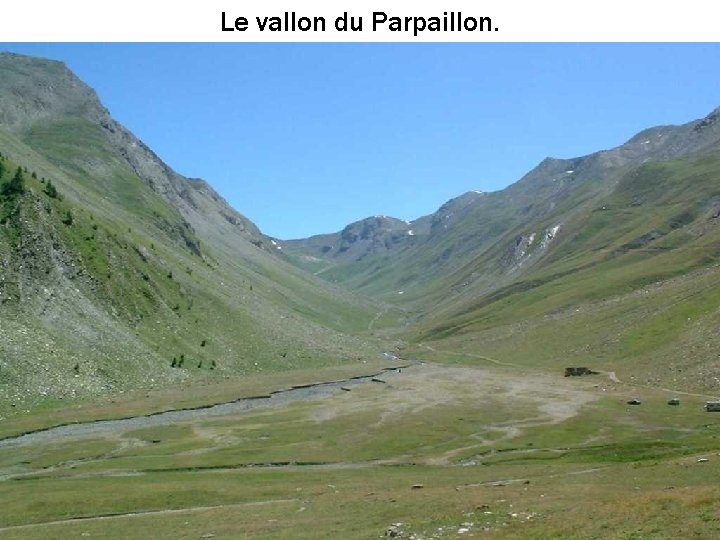 Le vallon du Parpaillon. 