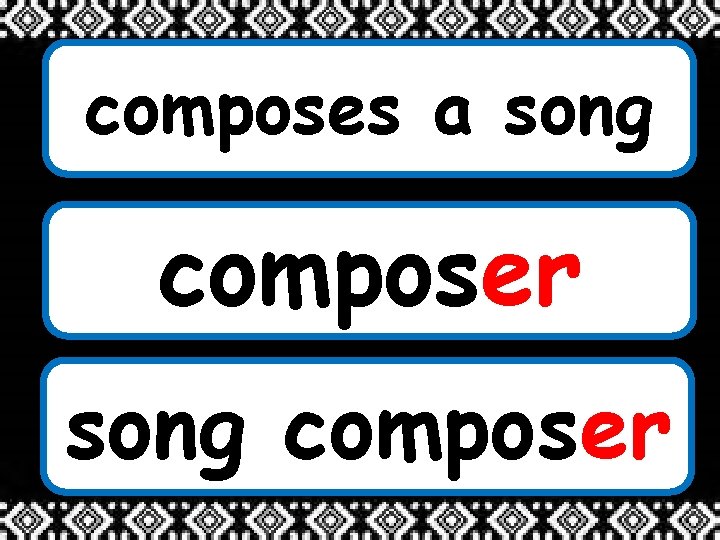 composes a song composer 