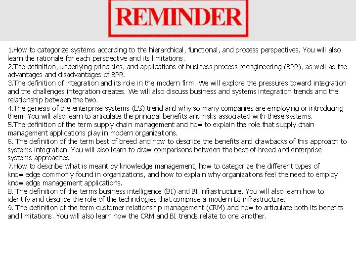 Introduction Changing Environment Network Effects Information Economics Implications 2/43 1. How to categorize systems