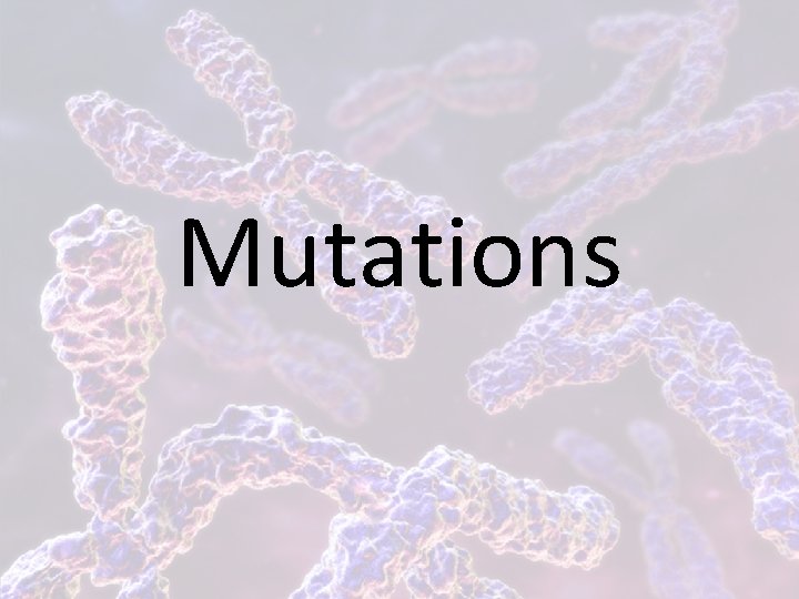 Mutations 