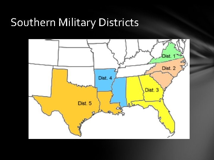 Southern Military Districts 