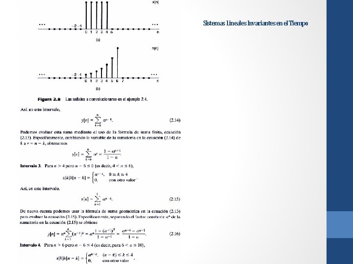 Sistemas Lineales Invariantes en el Tiempo 