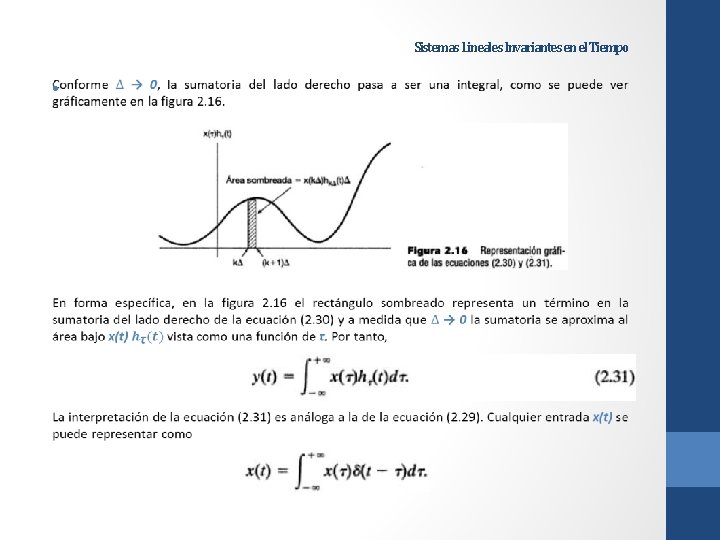 Sistemas Lineales Invariantes en el Tiempo • 