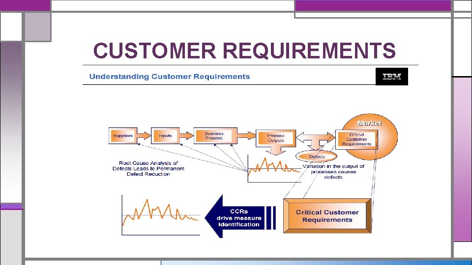 CUSTOMER REQUIREMENTS 