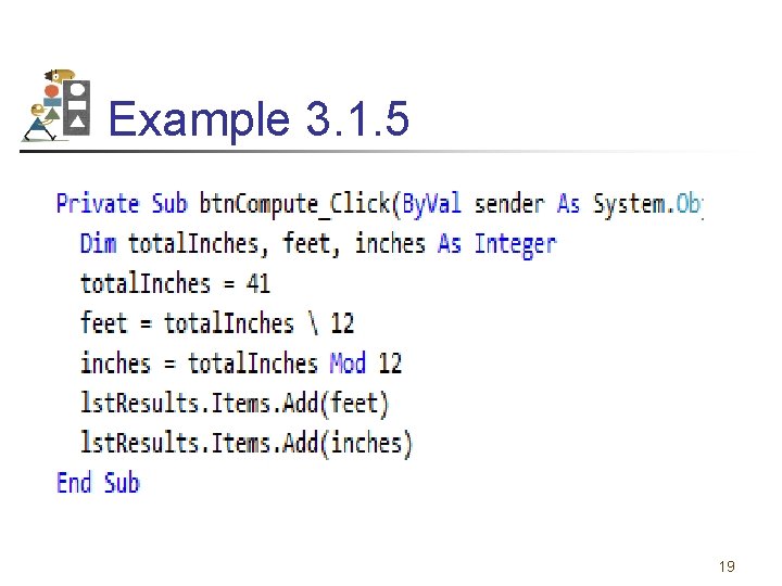 Example 3. 1. 5 19 