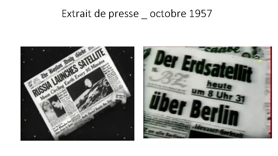 Extrait de presse _ octobre 1957 