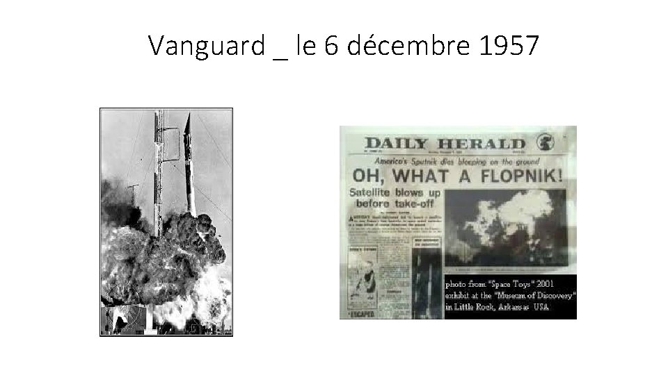 Vanguard _ le 6 décembre 1957 
