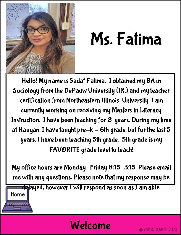 Ms. Fatima Hello! My name is Sadaf Fatima. I obtained my BA in Sociology