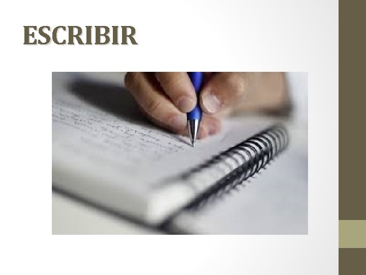 ESCRIBIR 