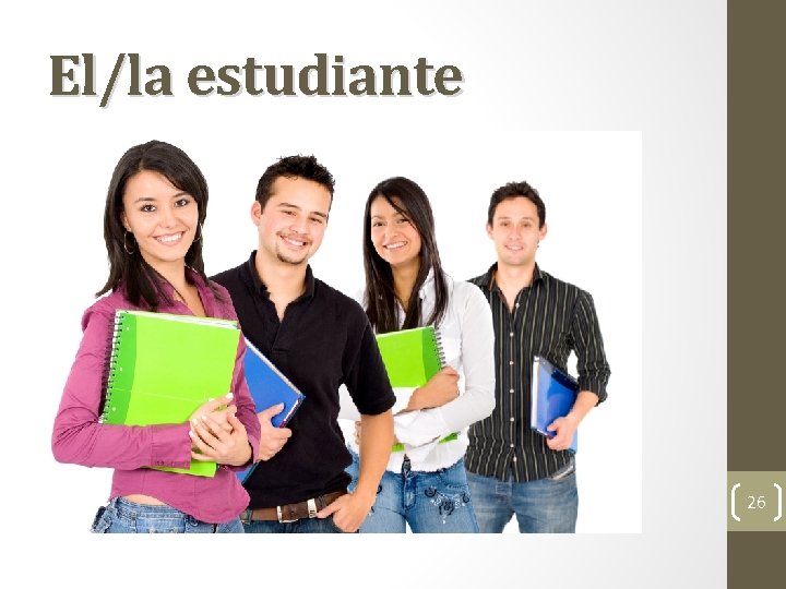 El/la estudiante 26 