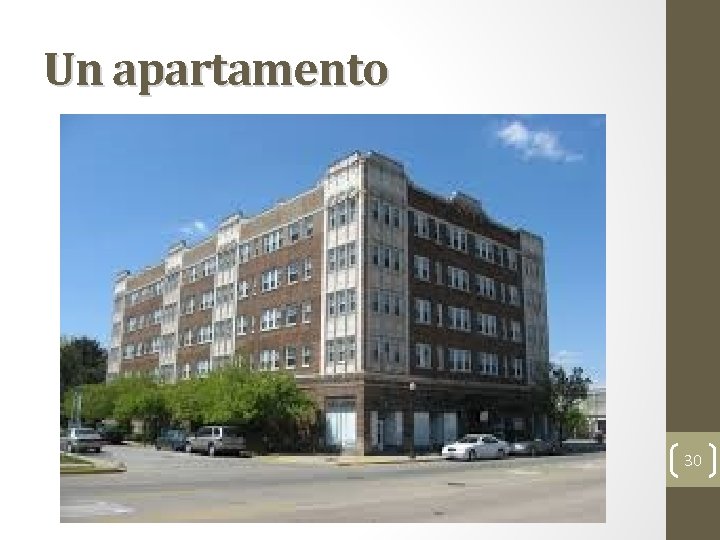 Un apartamento 30 Un apartamento 30