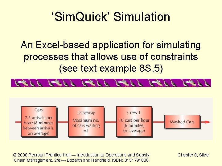 ‘Sim. Quick’ Simulation An Excel-based application for simulating processes that allows use of constraints