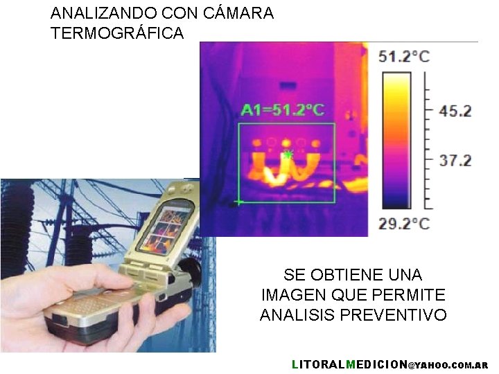ANALIZANDO CON CÁMARA TERMOGRÁFICA SE OBTIENE UNA IMAGEN QUE PERMITE ANALISIS PREVENTIVO LITORALMEDICION@YAHOO. COM.