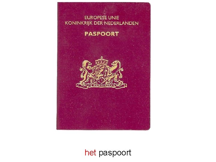 het paspoort 