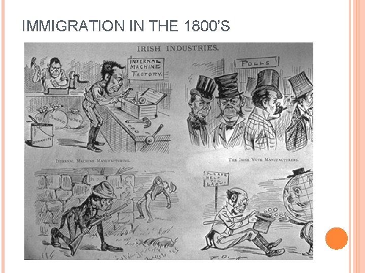 IMMIGRATION IN THE 1800’S 