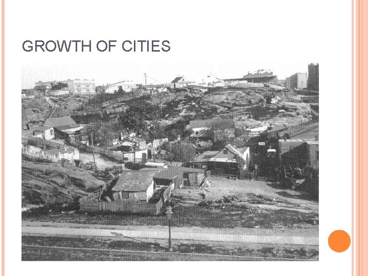 GROWTH OF CITIES 