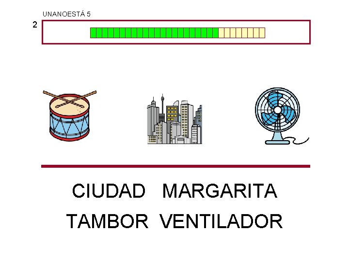 UNANOESTÁ 5 2 CIUDAD MARGARITA TAMBOR VENTILADOR 