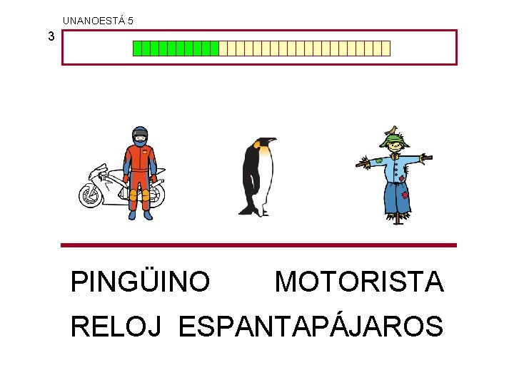 UNANOESTÁ 5 3 PINGÜINO MOTORISTA RELOJ ESPANTAPÁJAROS 