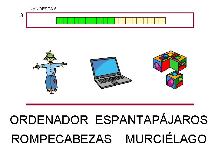 UNANOESTÁ 5 3 ORDENADOR ESPANTAPÁJAROS ROMPECABEZAS MURCIÉLAGO 