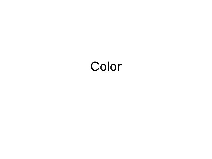 Color 