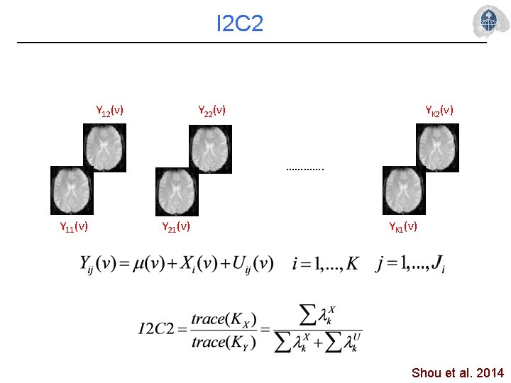 I 2 C 2 Y 12(v) Y 22(v) YK 2(v) …………. Y 11(v) Y