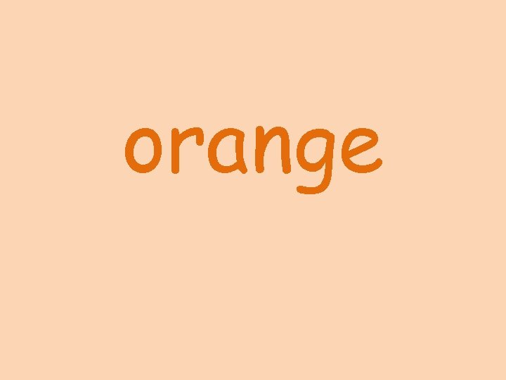 orange 