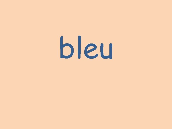 bleu 