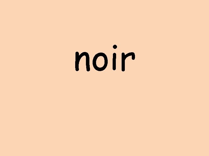 noir 