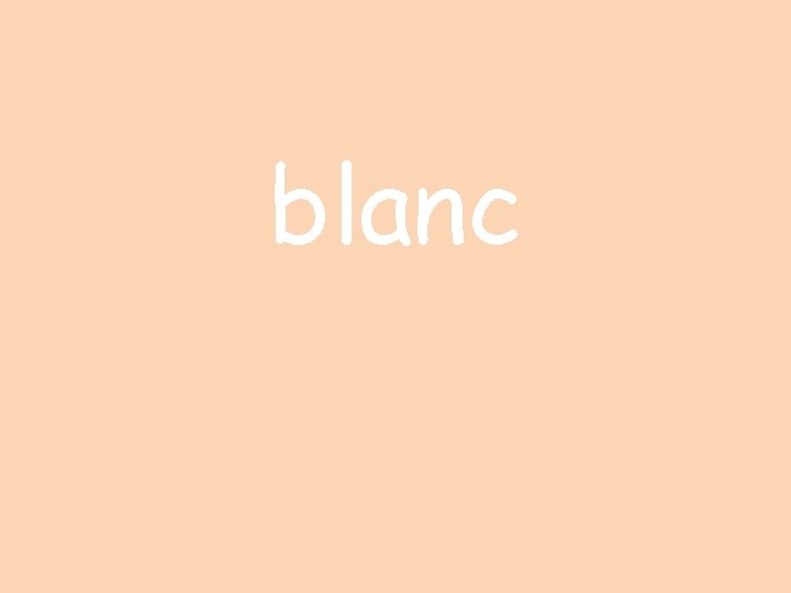 blanc 