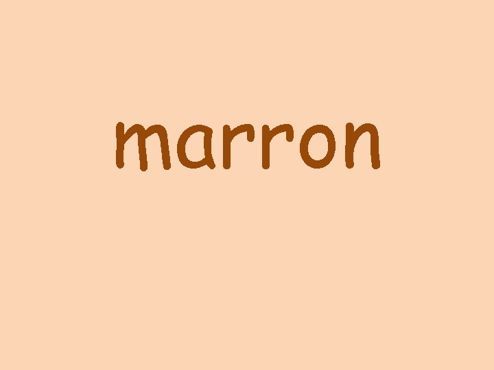 marron 